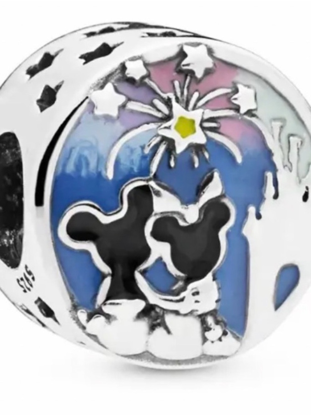 NWOT Disney Mickey and Minnie Mouse Fireworks Charm